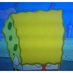 faceless spongebob